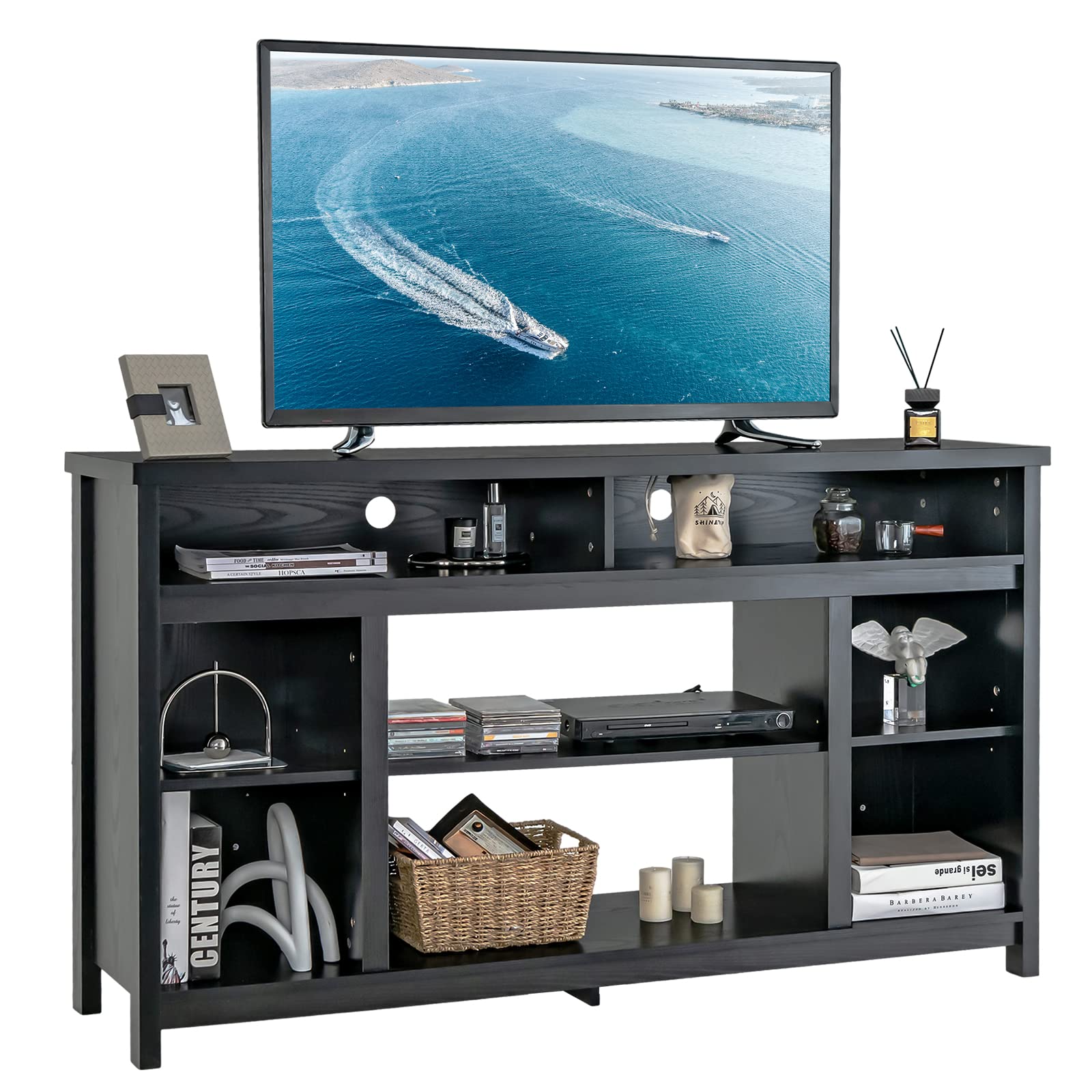 Tangkula TV Stand for TVs up to 65" for Living Room
